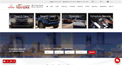 Desktop Screenshot of erniepalmertoyota.com